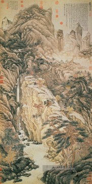  46 Galerie - Shen Zhou hoher Berg lu 1467 Chinesische Malerei